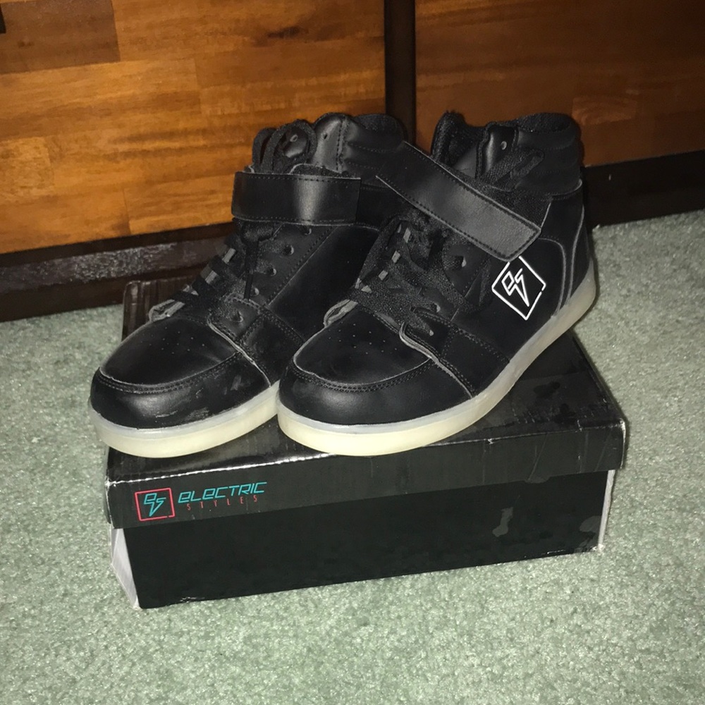 Black Light Up High-tops
